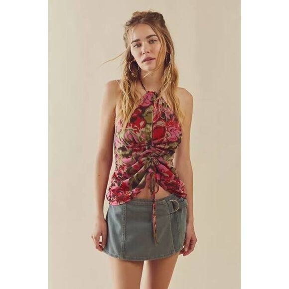 Free People Kyle Printed Top Size S - Picture 1 of 9